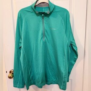 Vineyard Vines Men’s Teal Performance Quarter Zip